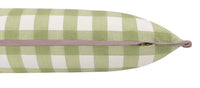 THE XL LUMBAR :: CHARLESTON CHECK // CELADON | LDC