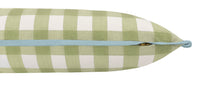 THE XL LUMBAR :: CHARLESTON CHECK // CELADON | LDC