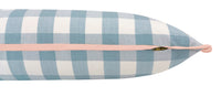 THE XL LUMBAR :: CHARLESTON CHECK // POWDER BLUE | LDC
