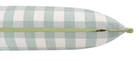 THE XL LUMBAR :: CHARLESTON CHECK // SPA BLUE | LDC