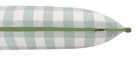 THE XL LUMBAR :: CHARLESTON CHECK // SPA BLUE | LDC