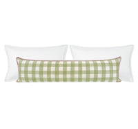 THE XL LUMBAR :: CHARLESTON CHECK // CELADON | LDC