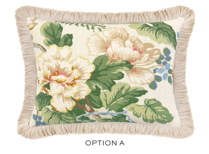 THE MINI :: CHINESE PEONY // GOLD + FRINGE | LEE JOFA