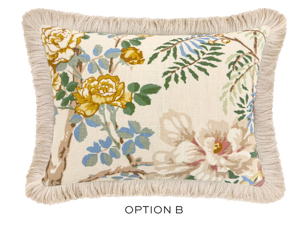 THE MINI :: CHINESE PEONY // GOLD + FRINGE | LEE JOFA