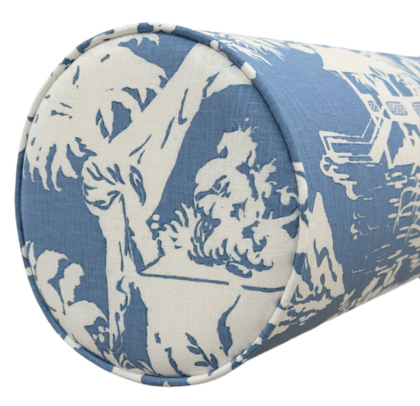 THE BOLSTER :: CHINOIS TOILE // CADET