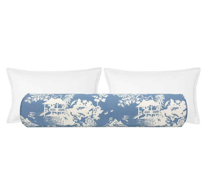 THE BOLSTER :: CHINOIS TOILE // CADET