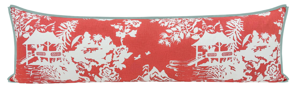 THE XL LUMBAR :: CHINOIS TOILE // RHUBARB | LDC