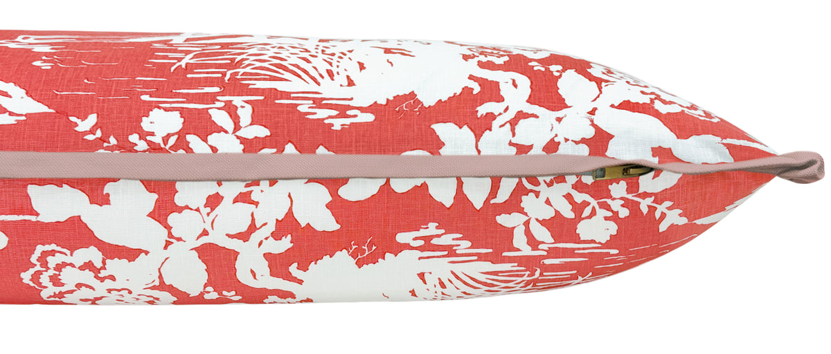 THE XL LUMBAR :: CHINOIS TOILE // RHUBARB | LDC