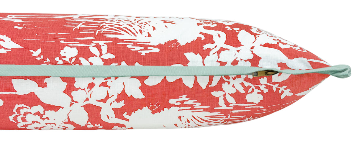 THE XL LUMBAR :: CHINOIS TOILE // RHUBARB | LDC