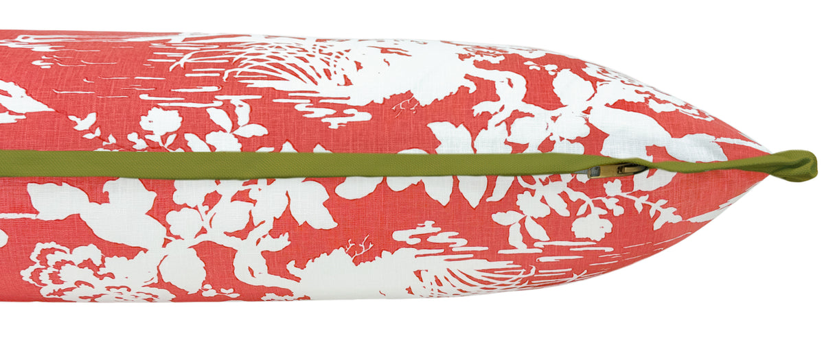 THE XL LUMBAR :: CHINOIS TOILE // RHUBARB | LDC
