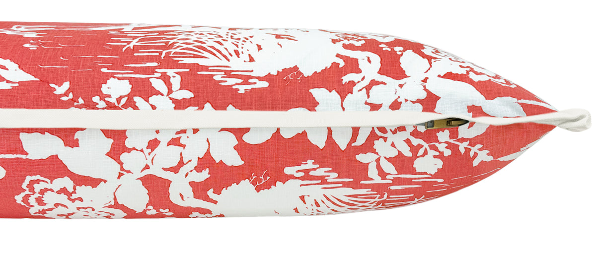 THE XL LUMBAR :: CHINOIS TOILE // RHUBARB | LDC