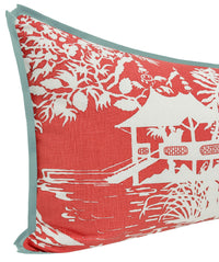 THE XL LUMBAR :: CHINOIS TOILE // RHUBARB | LDC