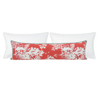 THE XL LUMBAR :: CHINOIS TOILE // RHUBARB | LDC