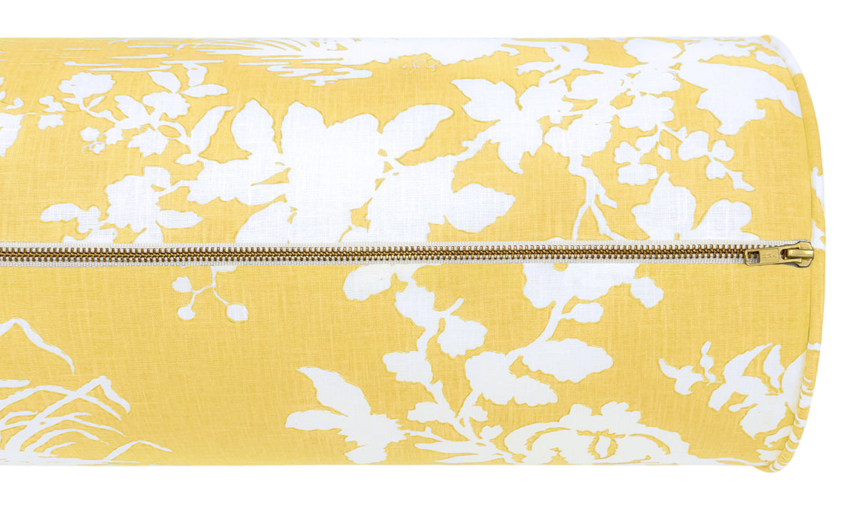 THE BOLSTER :: CHINOIS TOILE // DAFFODIL
