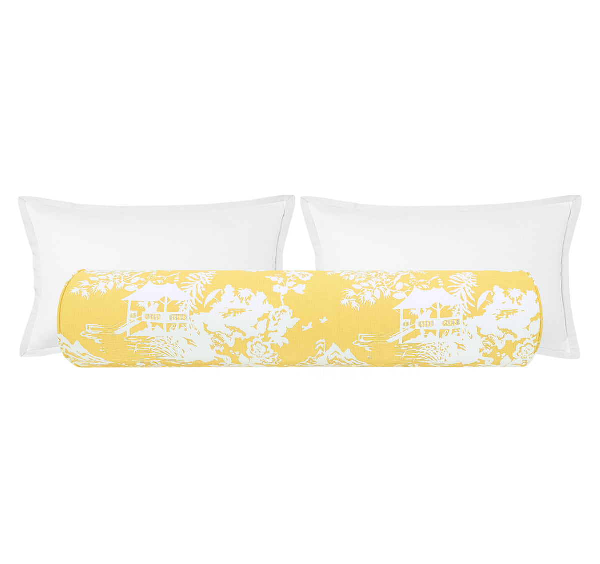 THE BOLSTER :: CHINOIS TOILE // DAFFODIL
