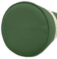 THE BOLSTER :: CLASSIC LINEN // BASIL + TRELLIS TRIM // NATURAL