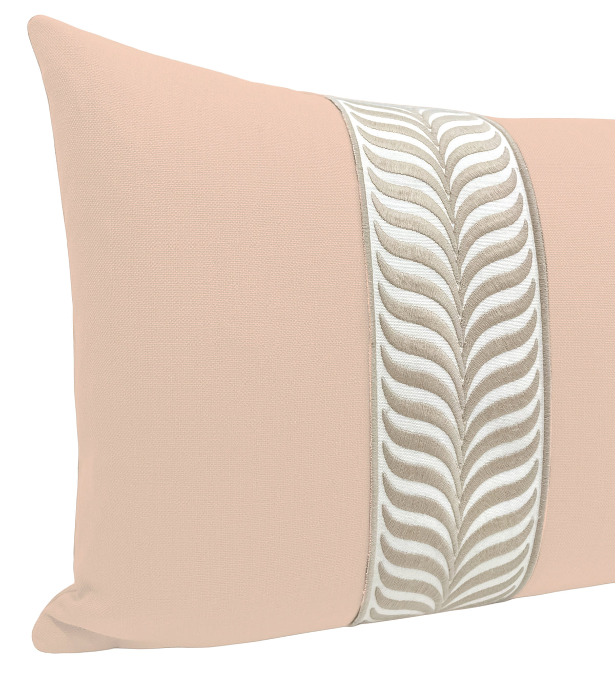 THE XL LUMBAR :: CLASSIC LINEN // CAMEO + TRELLIS TRIM // NATURAL