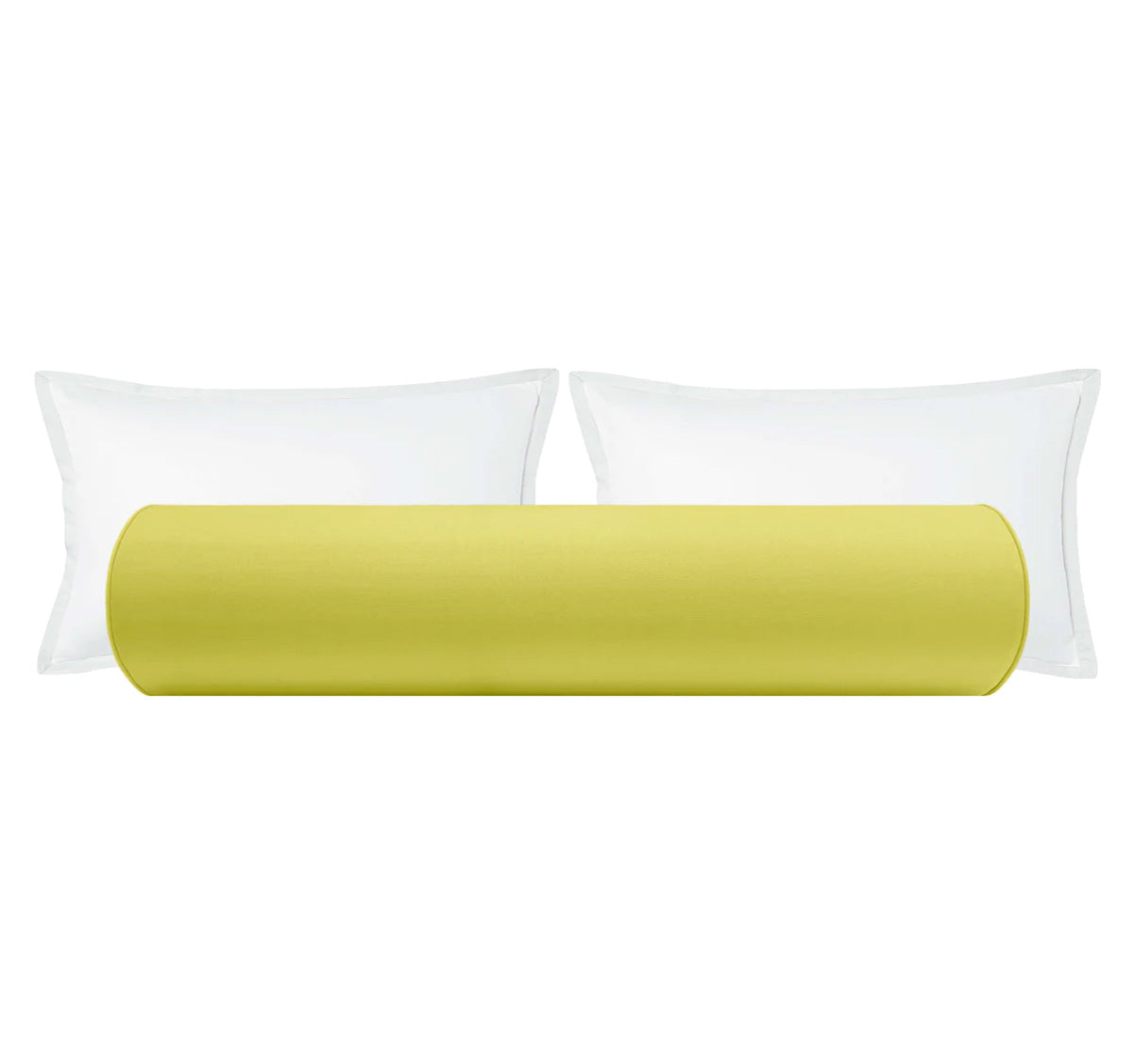 THE BOLSTER :: CLASSIC LINEN // CHARTREUSE
