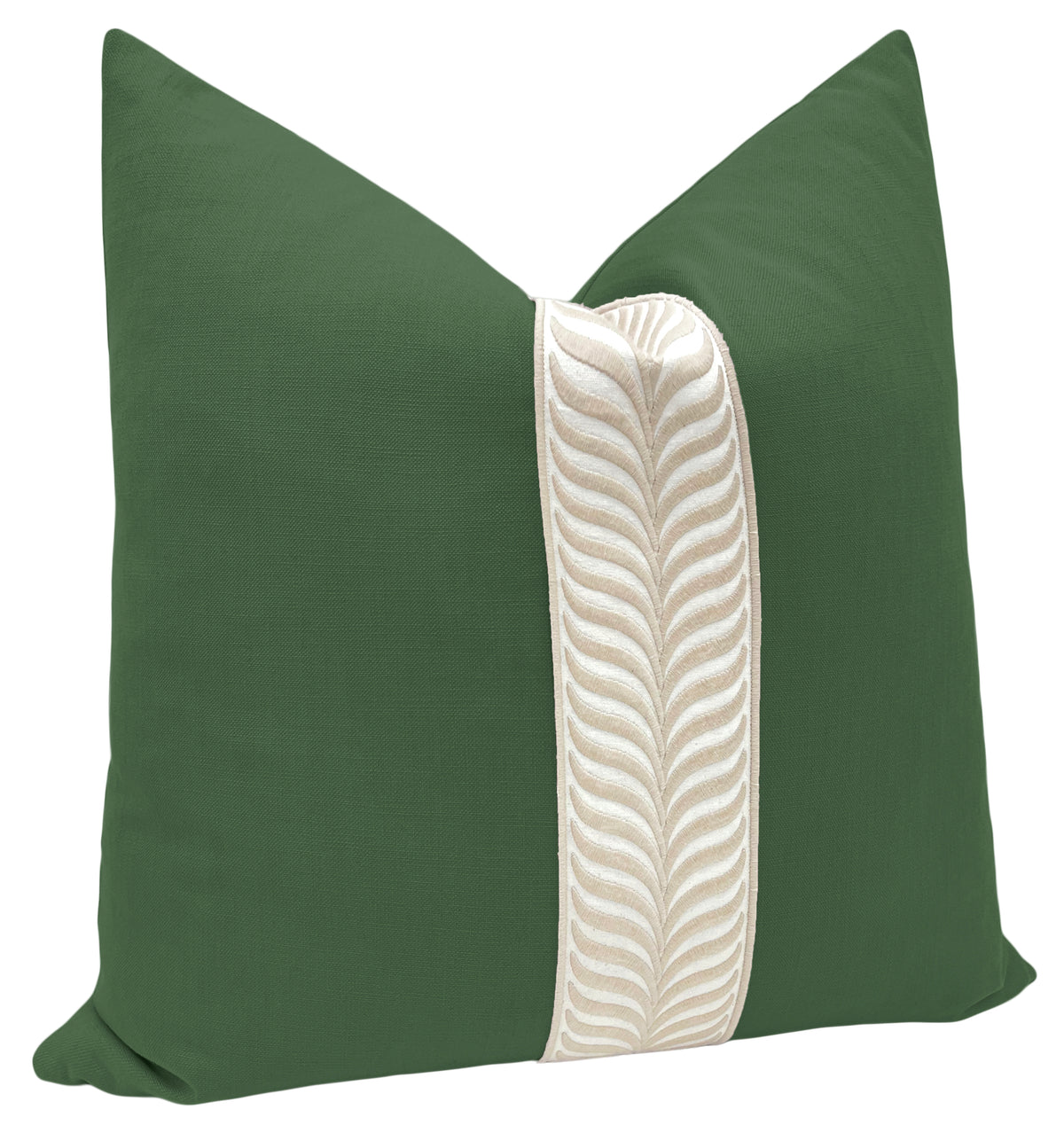 CLASSIC LINEN // BASIL + TRELLIS TRIM // NATURAL