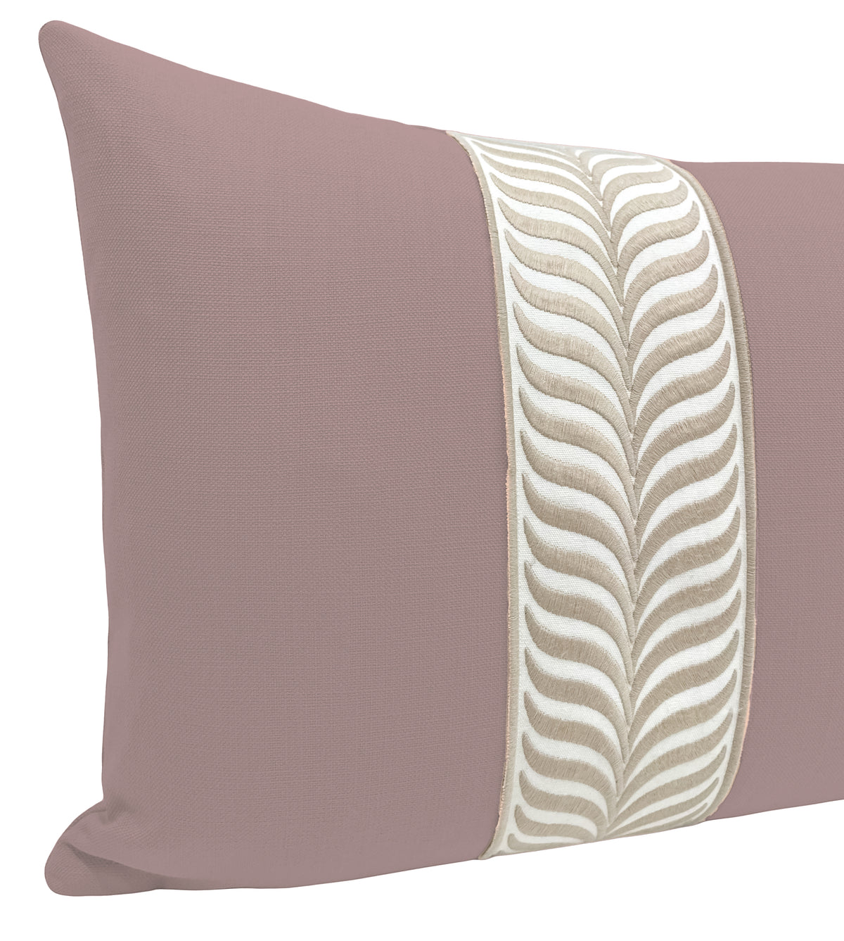 THE XL LUMBAR :: CLASSIC LINEN // SMOKEY LAVENDER + TRELLIS TRIM // NATURAL