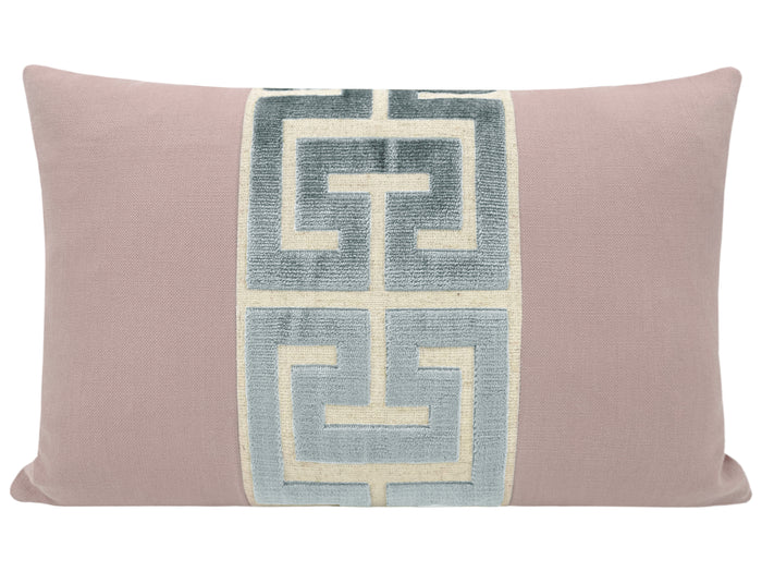 THE LITTLE LUMBAR :: CLASSIC LINEN // LILAC + DELFT GREEK TRIM