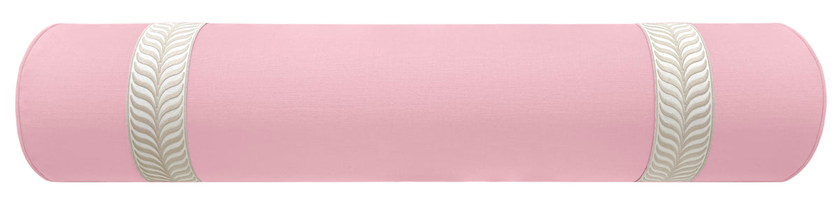 THE BOLSTER :: CLASSIC LINEN // BLOSSOM + TRELLIS TRIM // NATURAL