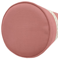 THE BOLSTER :: CLASSIC LINEN // CARNATION + TRELLIS TRIM // NATURAL