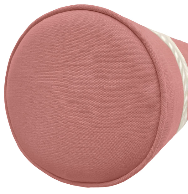 THE BOLSTER :: CLASSIC LINEN // CARNATION + TRELLIS TRIM // NATURAL