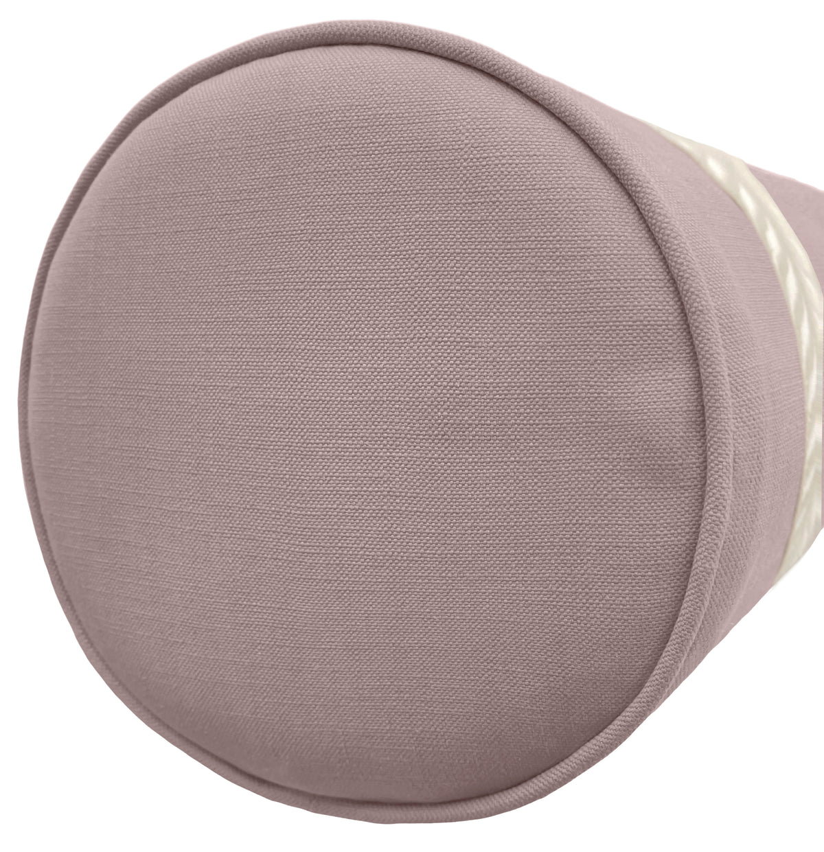 THE BOLSTER :: CLASSIC LINEN // SMOKEY LAVENDER + TRELLIS TRIM // NATURAL