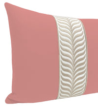THE XL LUMBAR :: CLASSIC LINEN // CARNATION + TRELLIS TRIM // NATURAL