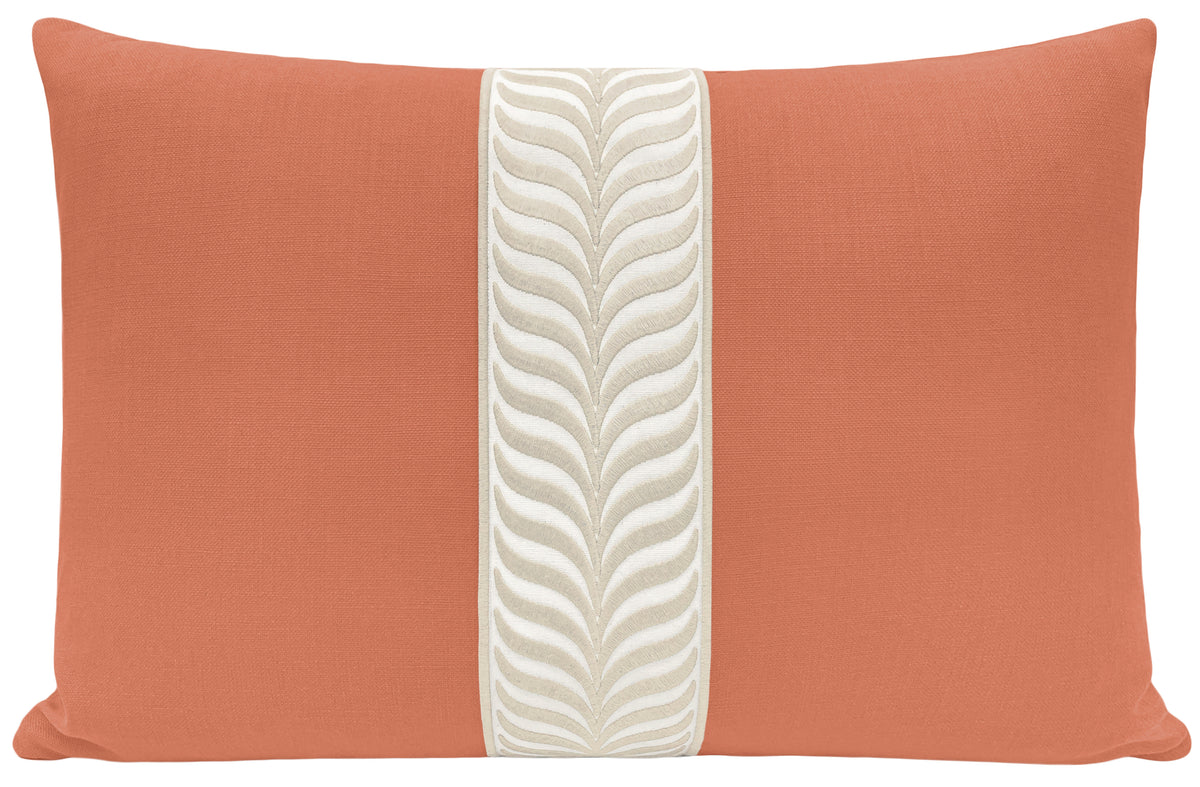 CLASSIC LINEN // PERSIMMON + TRELLIS TRIM // NATURAL