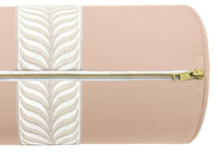 THE BOLSTER :: CLASSIC LINEN // CAMEO + TRELLIS TRIM // NATURAL