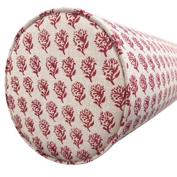 THE BOLSTER :: DANDY BLOCK PRINT // BERRY