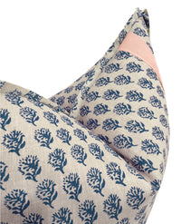 DANDY BLOCK PRINT // INDIGO + TAPE TRIM