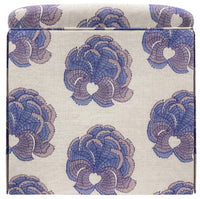 THE SKIRTED OTTOMAN :: ESMERALDA | TULU TEXTILES