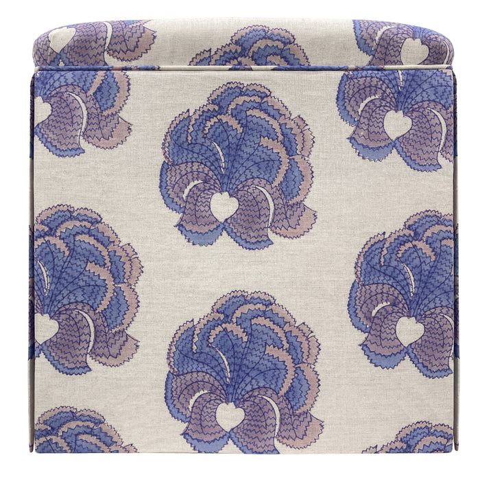 THE SKIRTED OTTOMAN :: ESMERALDA | TULU TEXTILES