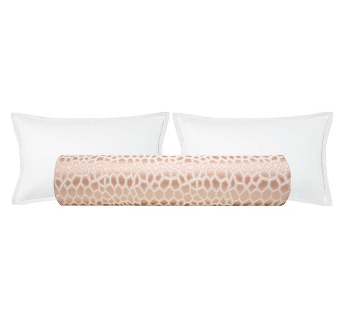 THE BOLSTER :: FAUX SILK SAFARI // BLUSH