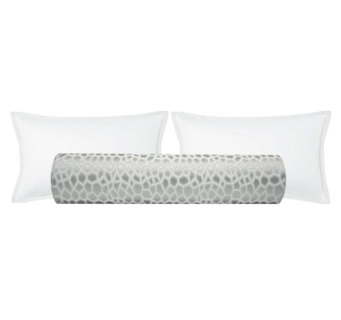 THE BOLSTER :: FAUX SILK SAFARI // PLATINUM