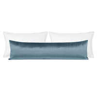 THE XL LUMBAR :: FAUX SILK VELVET // FRENCH BLUE