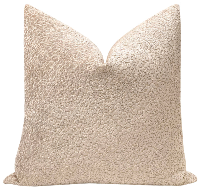 FINAL SALE : FELINE CUT VELVET // CAMEO PILLOW COVER