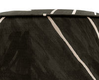 THE TIGHT ROUND OTTOMAN :: GRAFFITO // ONYX + BEIGE