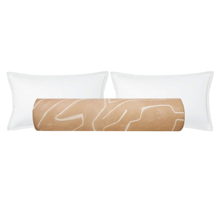 THE BOLSTER :: GRAFFITO // SALMON + CREAM