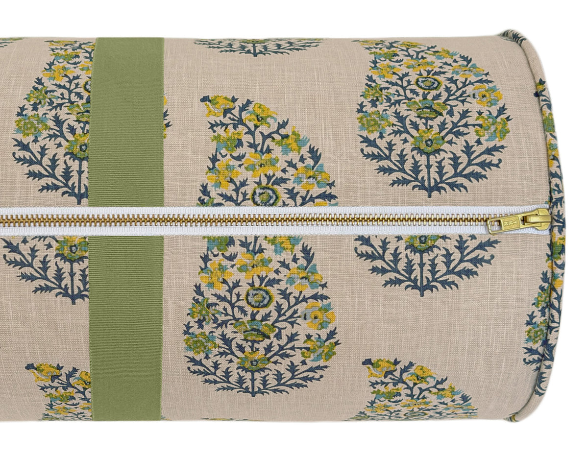 THE BOLSTER :: GRETA // PRUSSIAN BLUE + TAPE TRIM