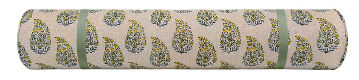 THE BOLSTER :: GRETA // PRUSSIAN BLUE + TAPE TRIM