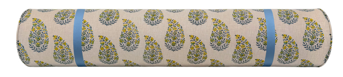 THE BOLSTER :: GRETA // PRUSSIAN BLUE + TAPE TRIM