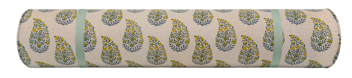THE BOLSTER :: GRETA // PRUSSIAN BLUE + TAPE TRIM