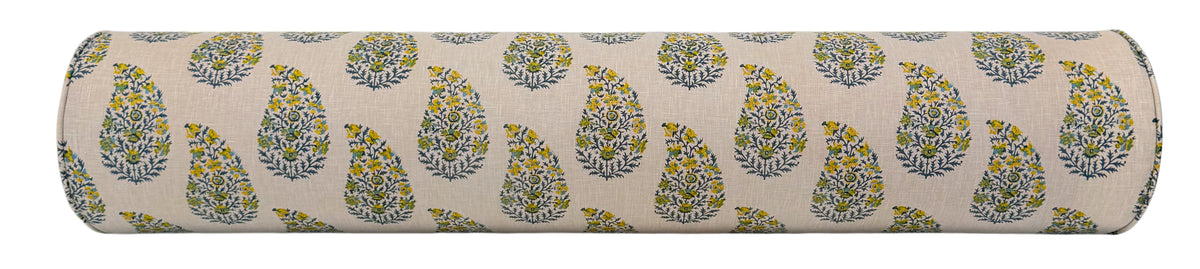 THE BOLSTER :: GRETA // PRUSSIAN BLUE + TAPE TRIM