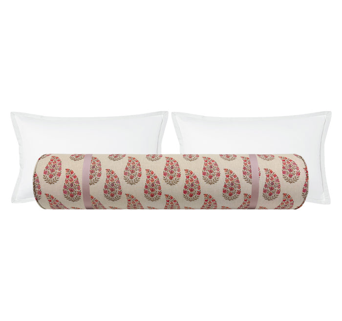 THE BOLSTER :: GRETA // ROSÉ PINK + TAPE TRIM
