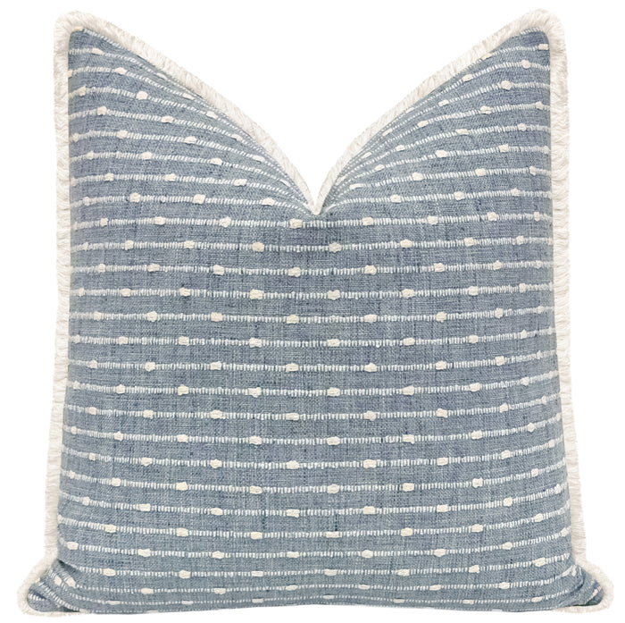 HAMPTON TWEED // CHAMBRAY + FRINGE