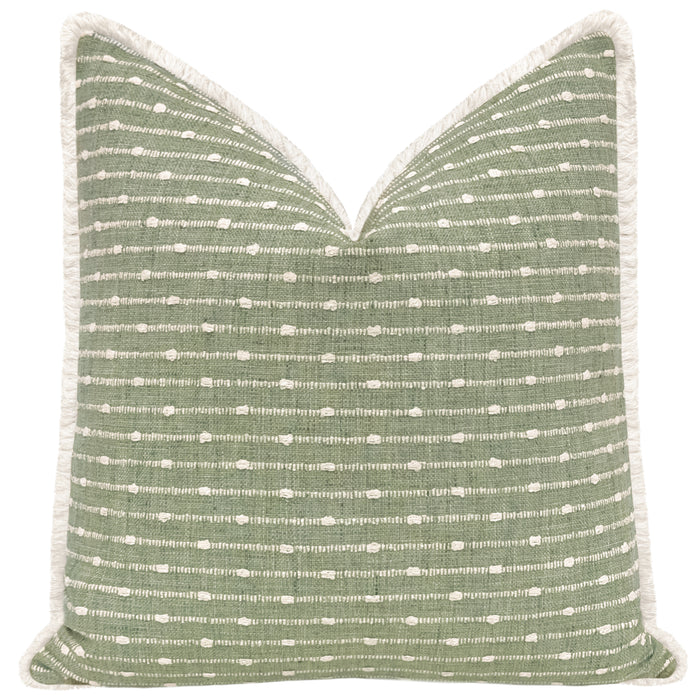 HAMPTON TWEED // EUCALYPTUS + FRINGE